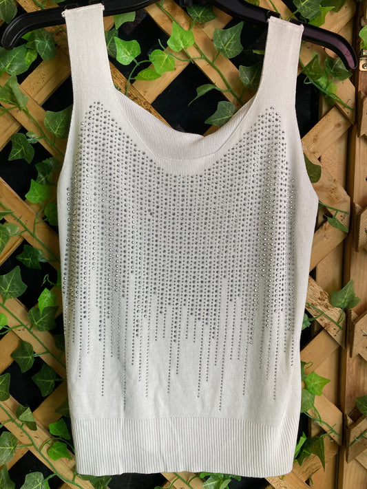 Rhinestone Falling Top