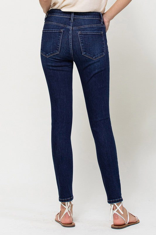 Stretchy High Rise Skinny Jeans