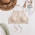 Boho Crochet Halter Bralette