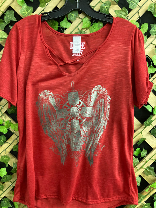Cross with Angel Wings Shirt