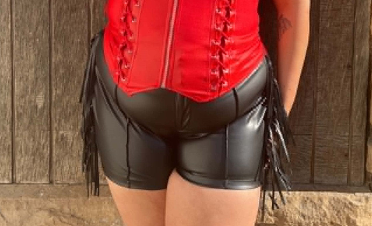 Midnight Rebel Fringe Shorts