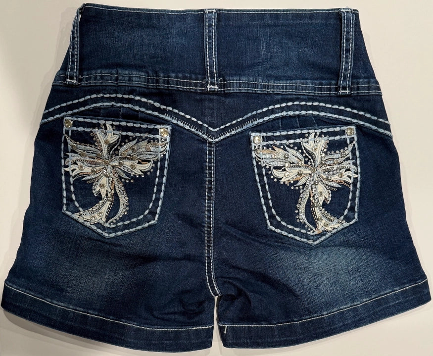 Faith & Freedom Denim Shorts