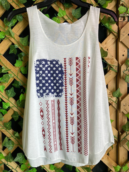 LA Soul Native American Flag Top