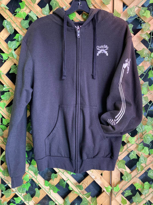 Dare Me Wear Jet Stream Flag Zipper Jacket