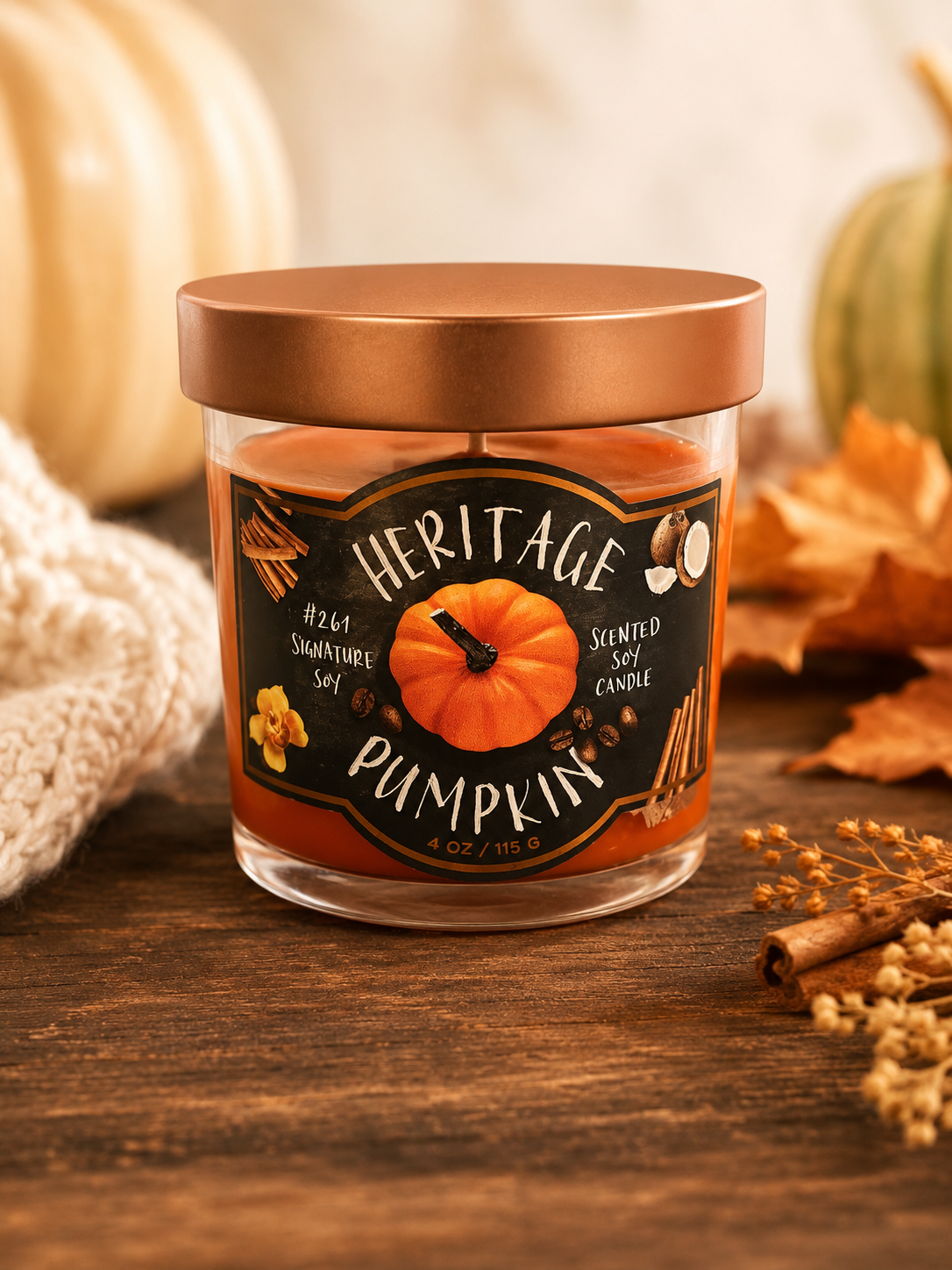 Heritage Pumpkin Seasonal Candle