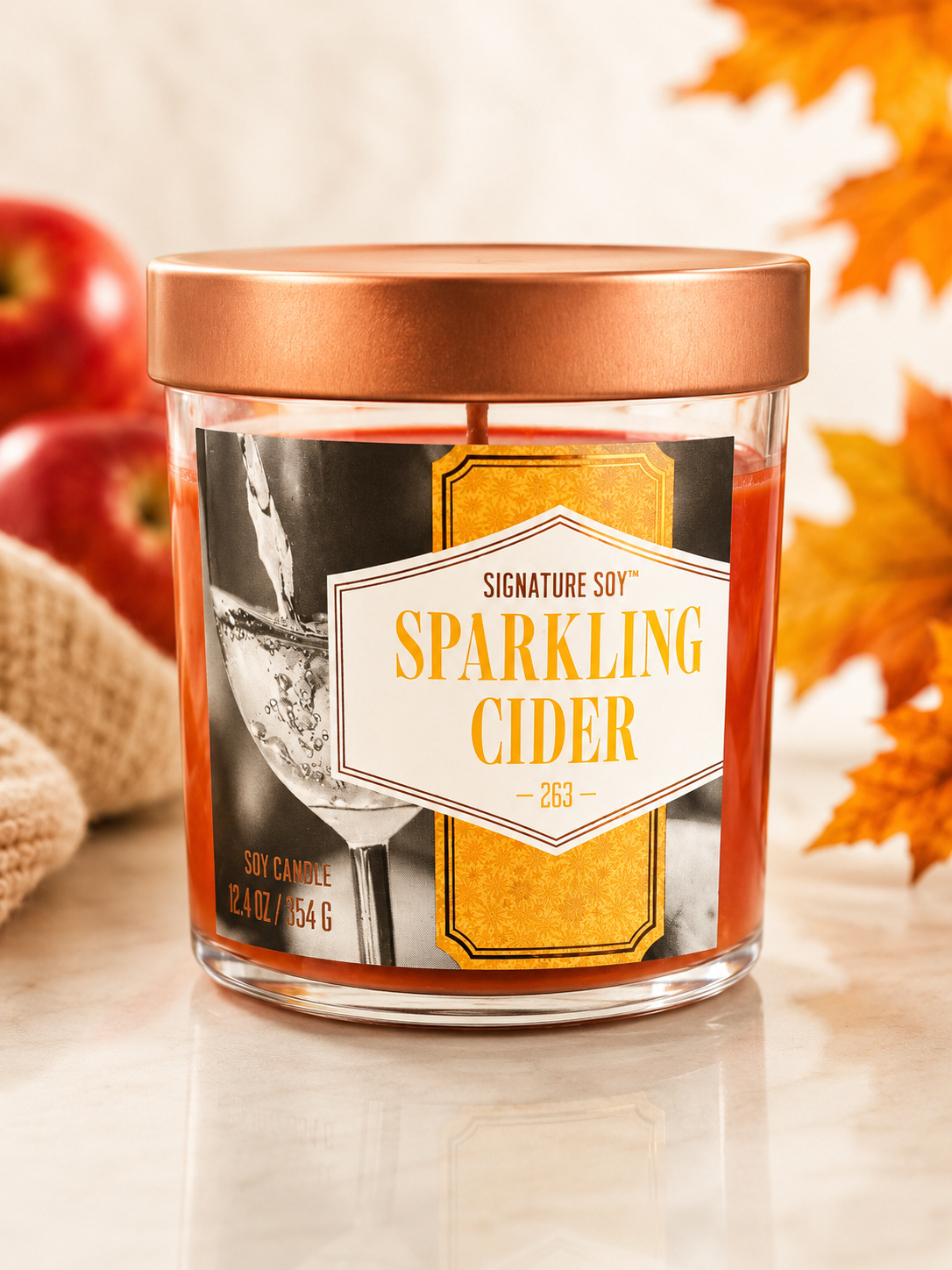 Sparkling Cider Seasonal Candle