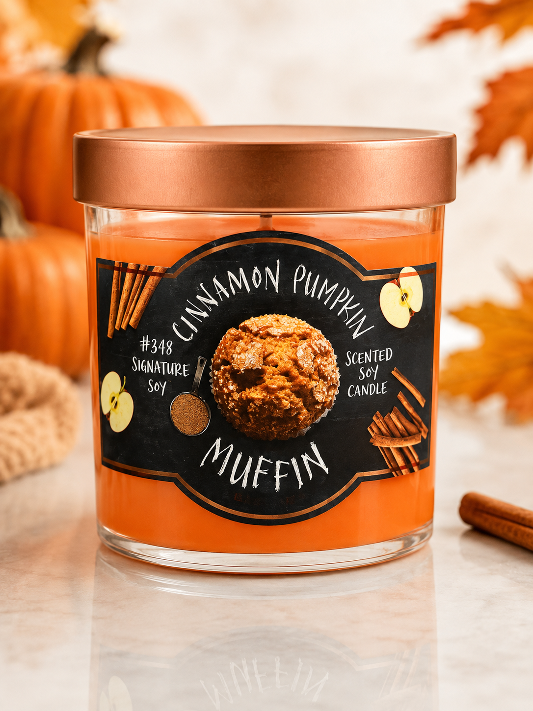 Cinnamon Pumpkin Muffin Seasonal Candle