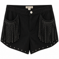 Rhinestone Rodeo Fringe Shorts