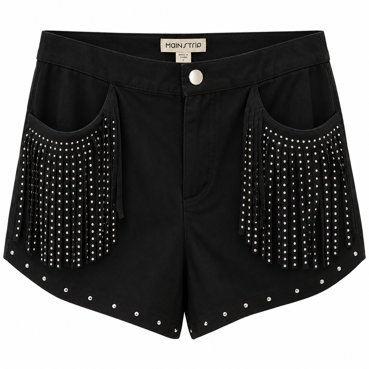 Rhinestone Rodeo Fringe Shorts