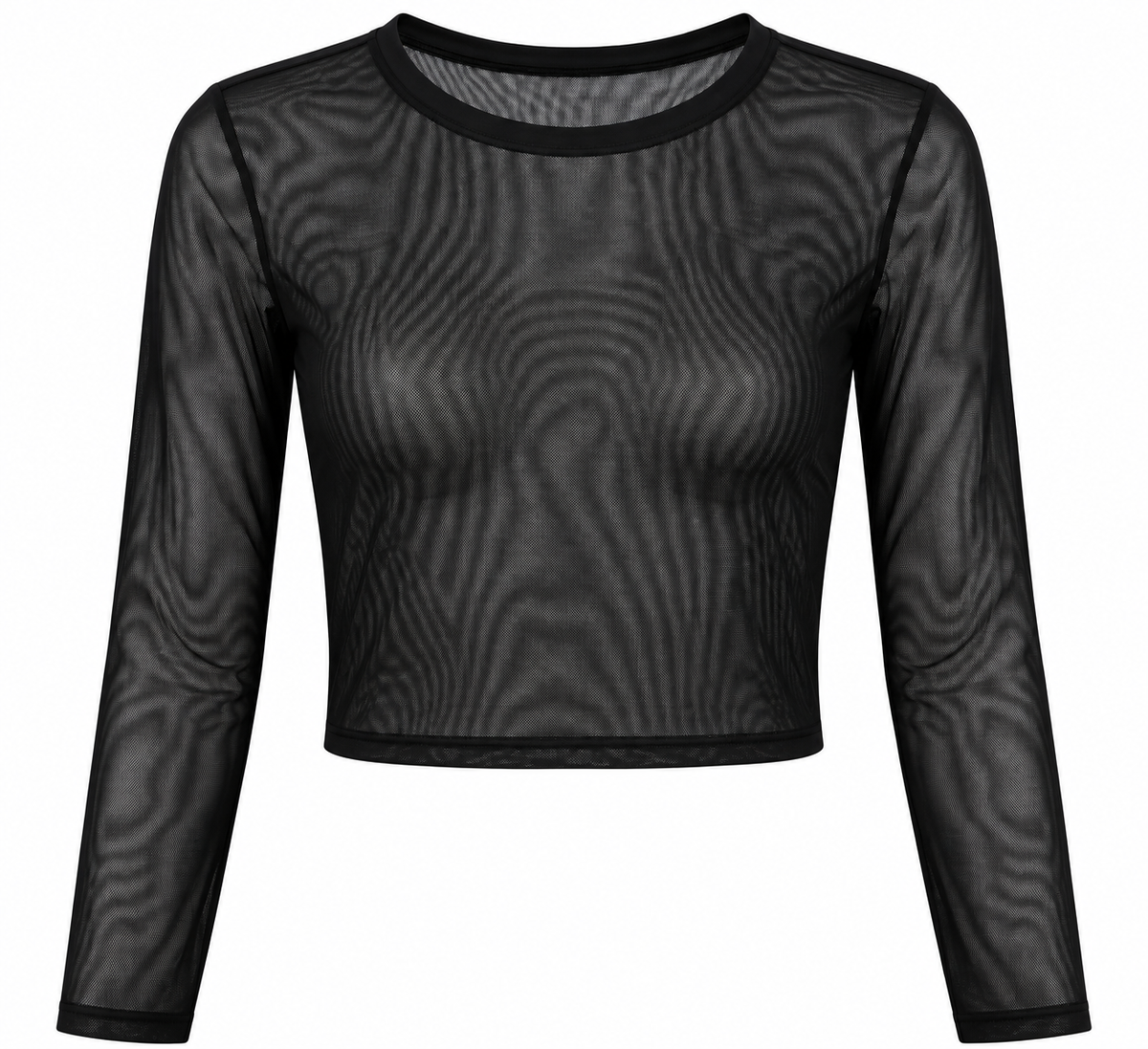 Midnight Mesh Long Sleeve Top