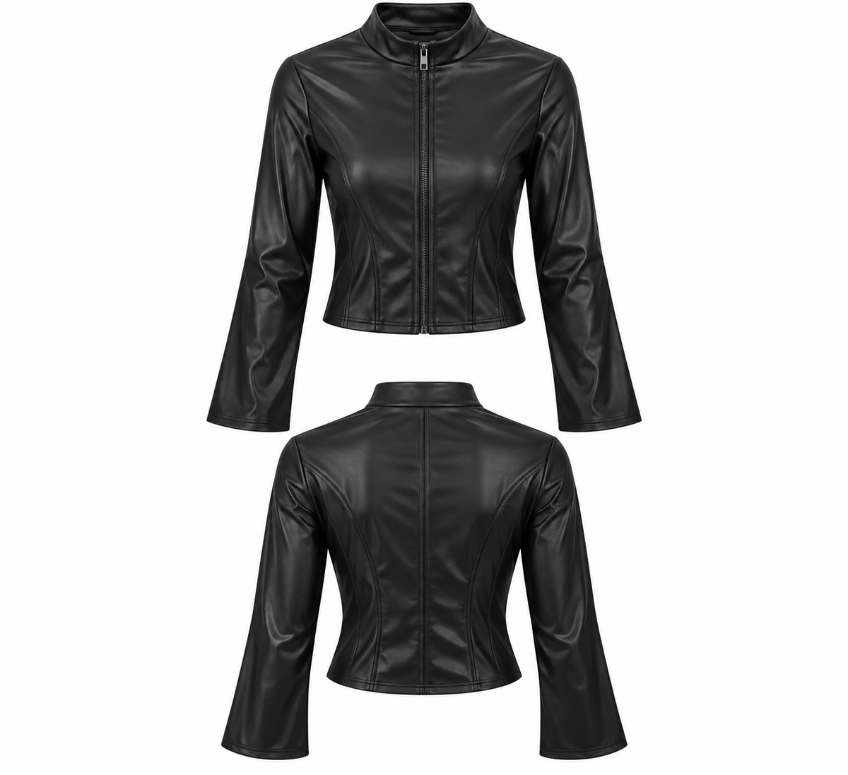 Rebel Rider Faux Leather Jacket