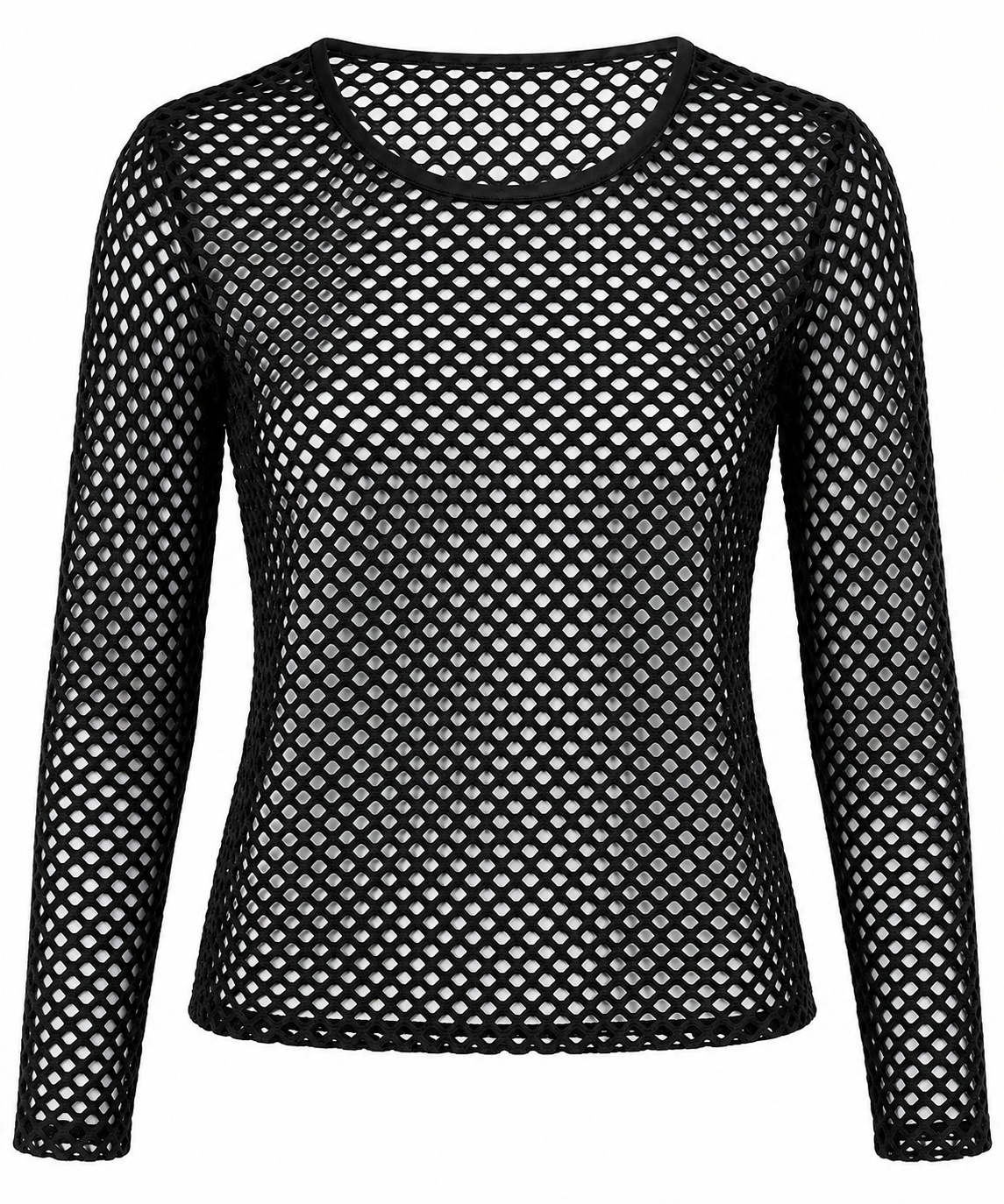 Midnight Mesh Long Sleeve Top