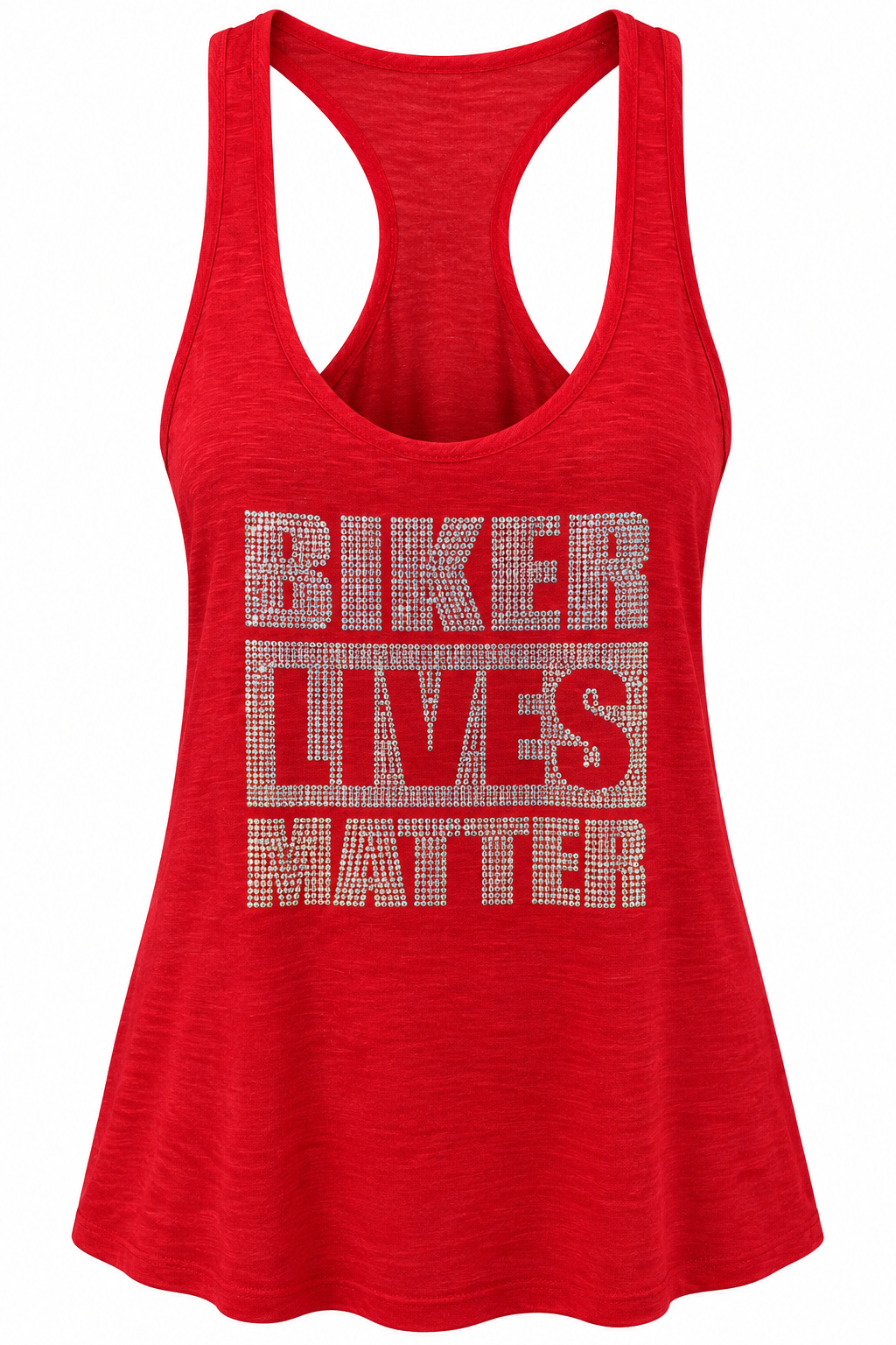 Biker Lives Matter Rhinestone Tank