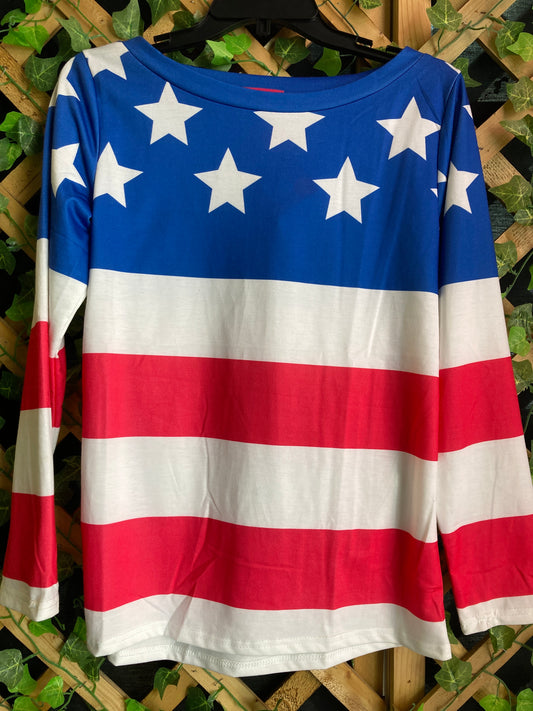 Mundefeis Flag Printed Long Sleeve