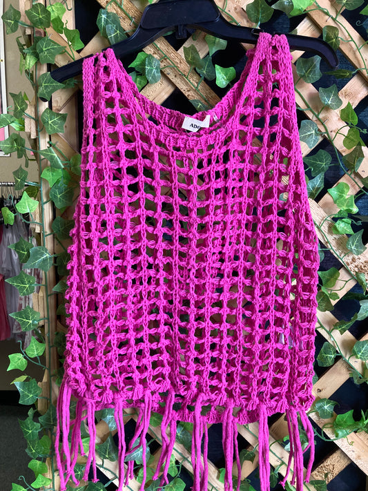 Pink Crotchet Top