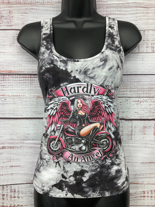 "Hardly An Angel" Graphic Tank Top