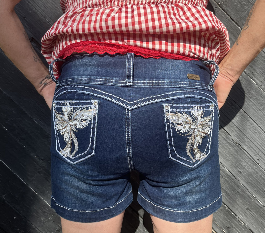 Faith & Freedom Denim Shorts