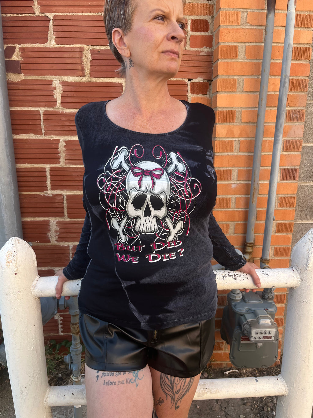 But Did We Die? Long Sleeve Graphic Tee