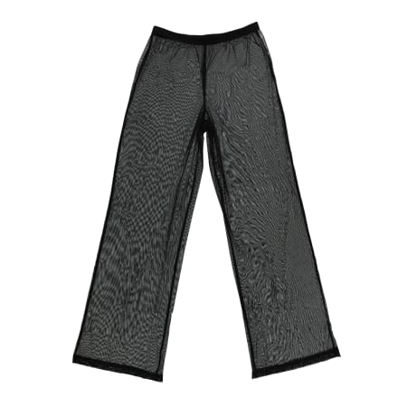 Black Mesh Pants