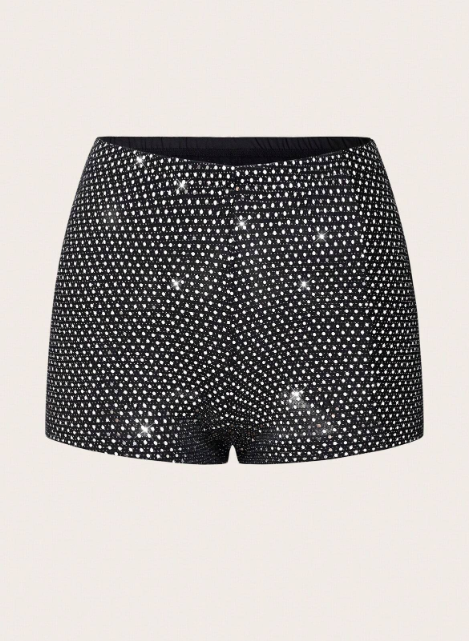 Diamond Dust Rhinestone Shorts