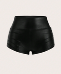 Midnight Luxe Faux Leather Shorts