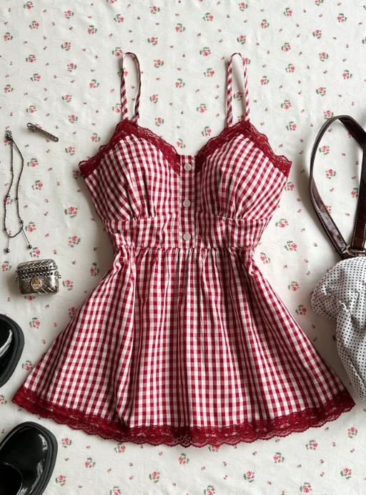 Ruby Picnic Babydoll Cami