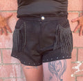 Rebel Spark Fringe Shorts