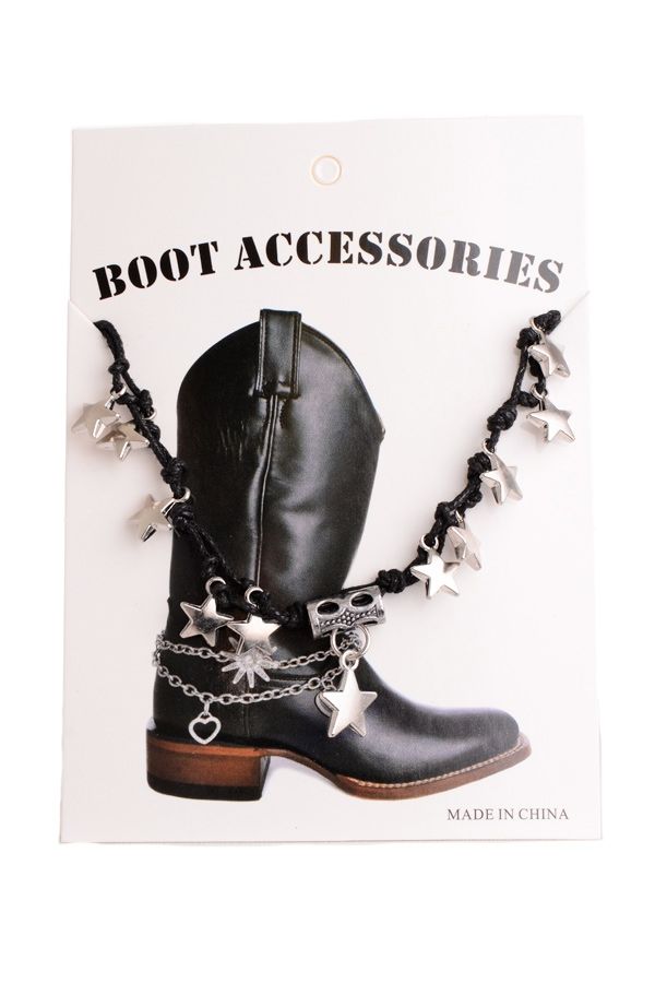 Star Leather Boot Chain