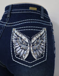 Untamed Butterfly Wide Leg Jeans