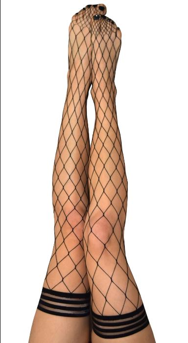 Kix'ies Michelle: Here's a Netting They Won't Soon Be Forgetting Fishnet Thigh Highs