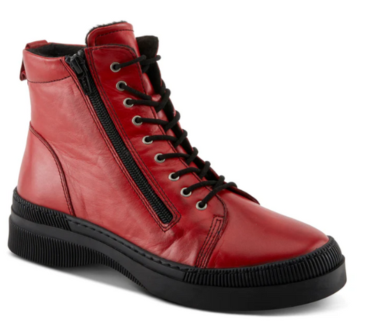 Spring Step Red Hoylein Boot