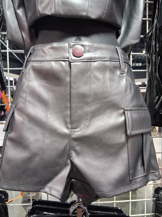 Gun Metal Cargo Shorts
