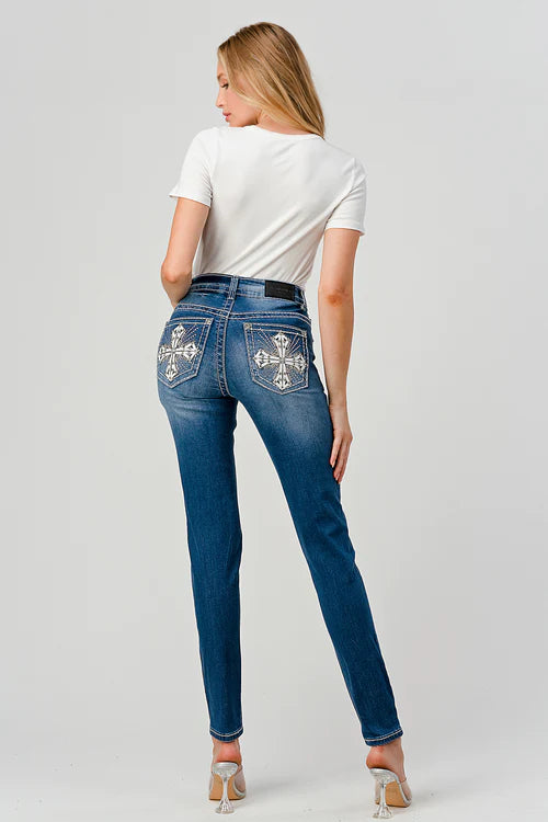 Y Jeans Los Angeles Skinny Fit Jeans