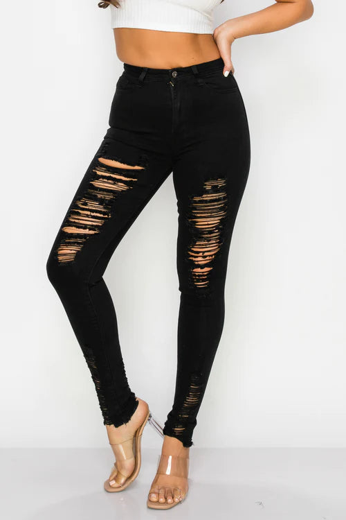 Lover Brand Ripped Skinny Jeans