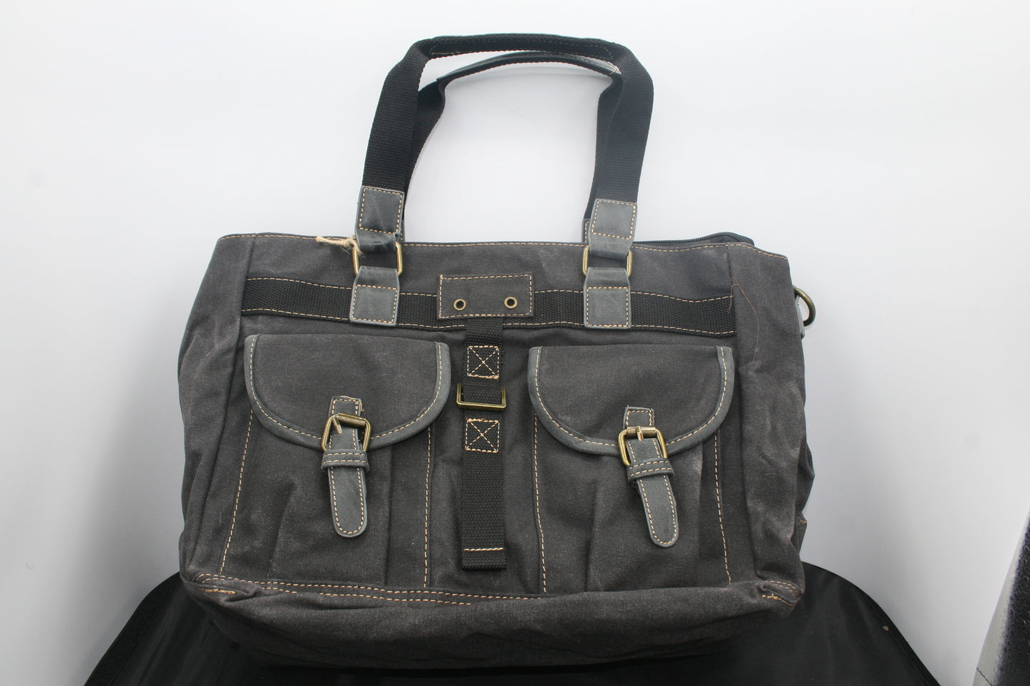 Oversize Charcoal Gray Bag