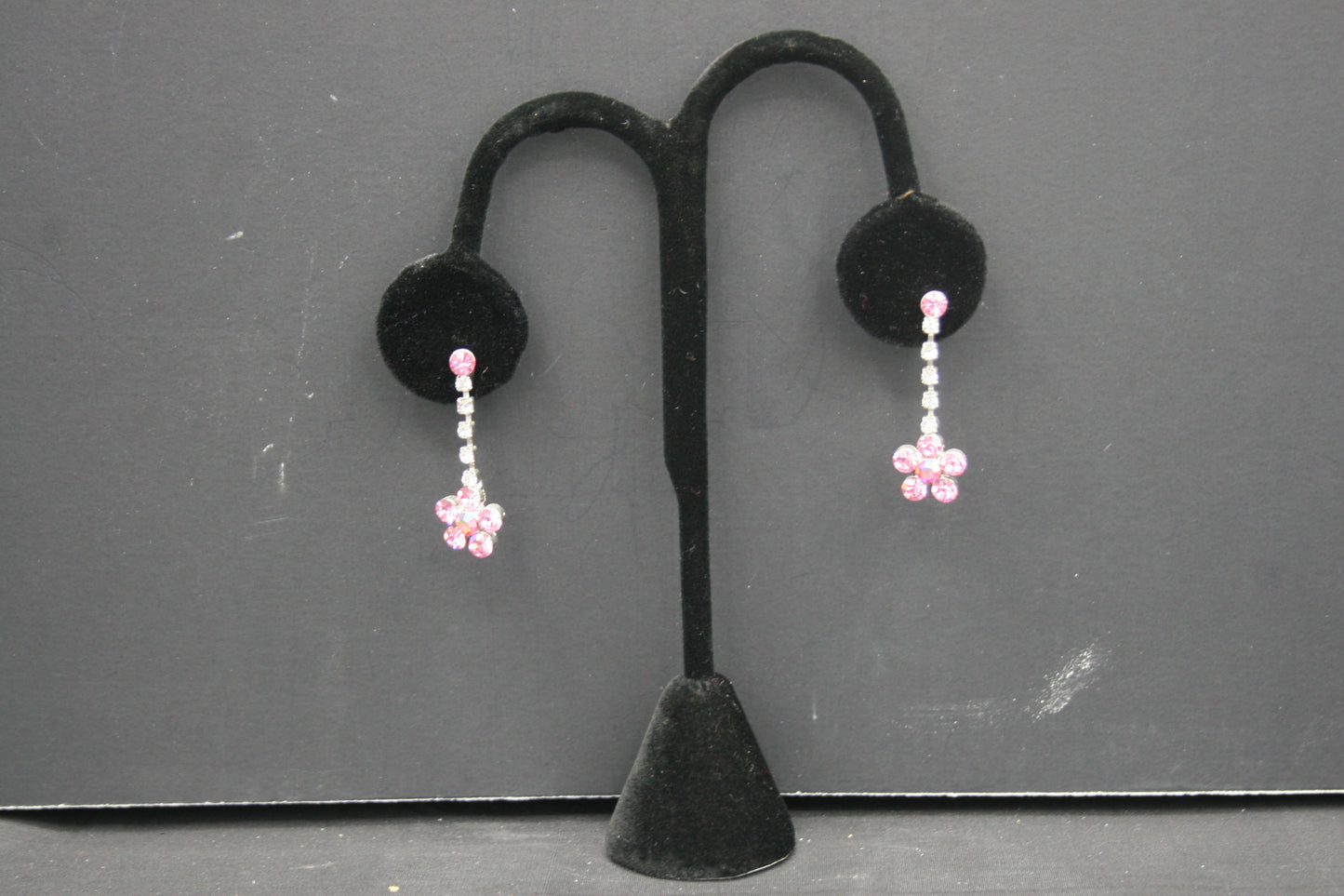 Flower Rhinestone Earrings