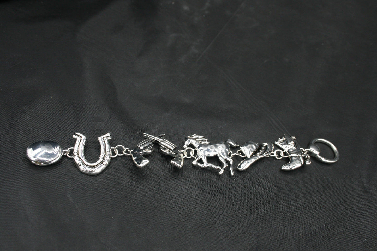 Silver Western Chain Bracelet