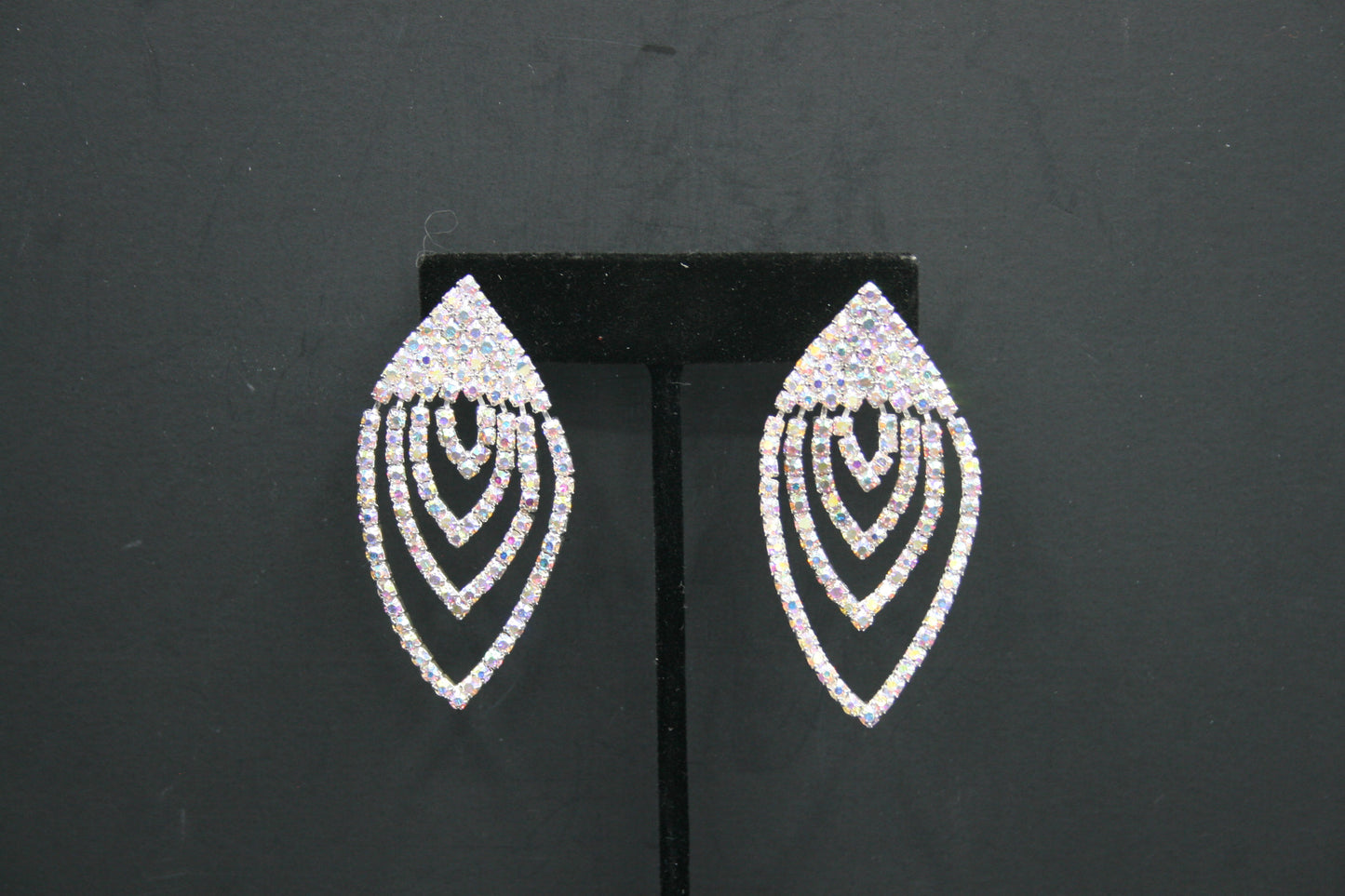 Rhinestone Geometric Earrings