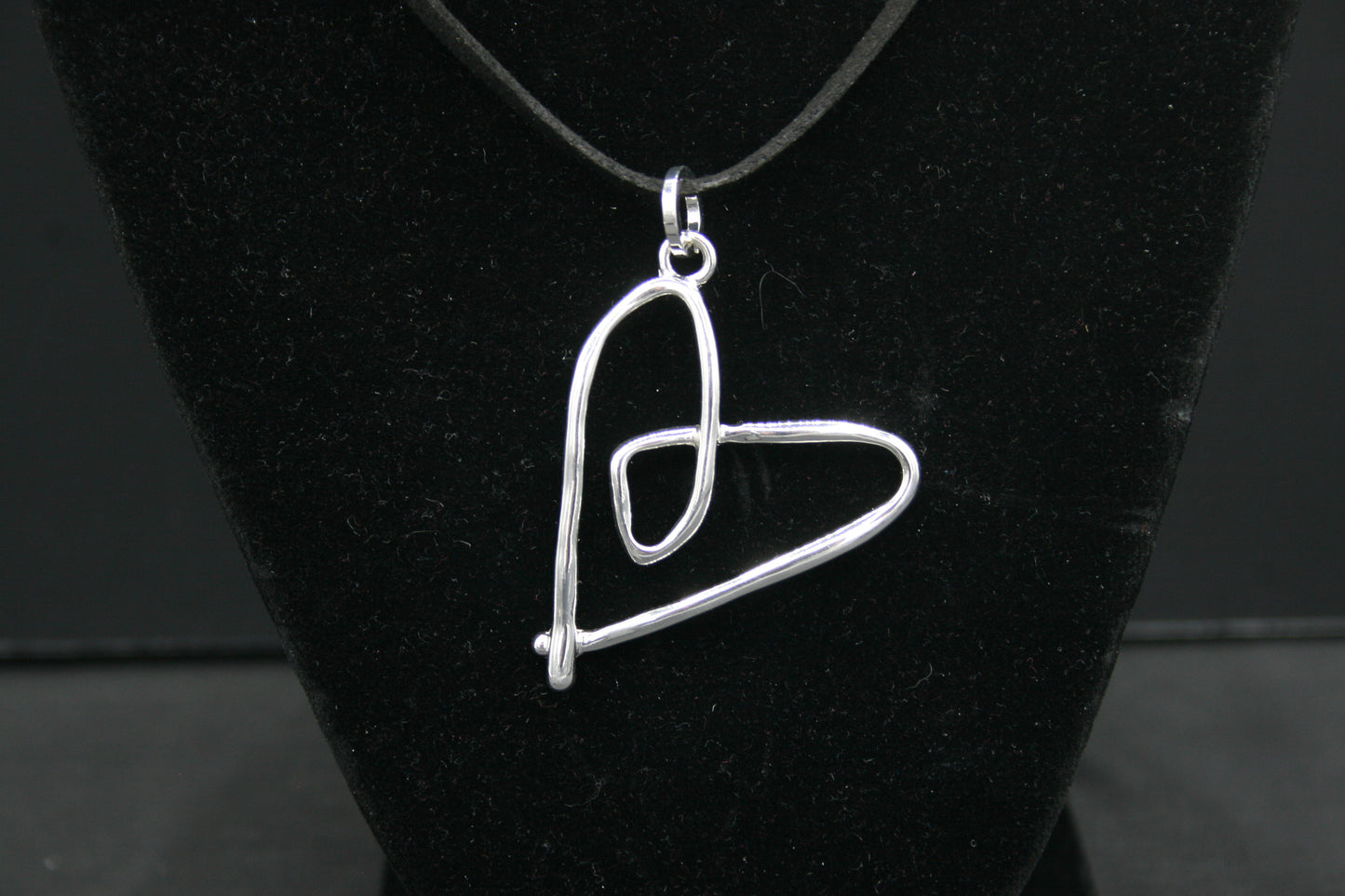 Abstract Heart Necklace