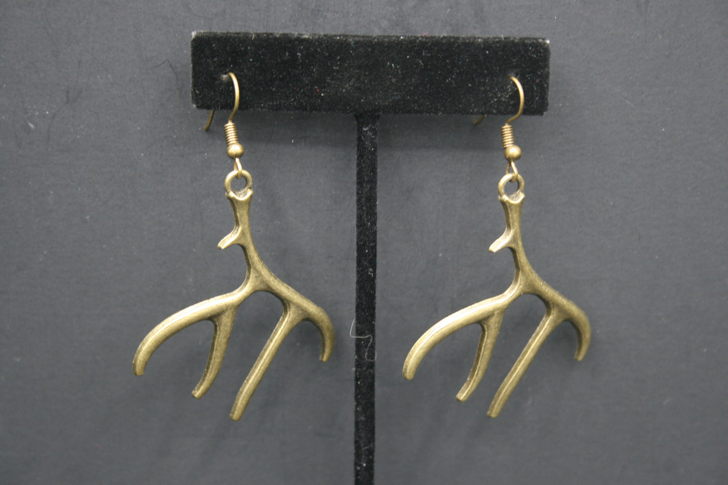 Bronze Antler Earrings