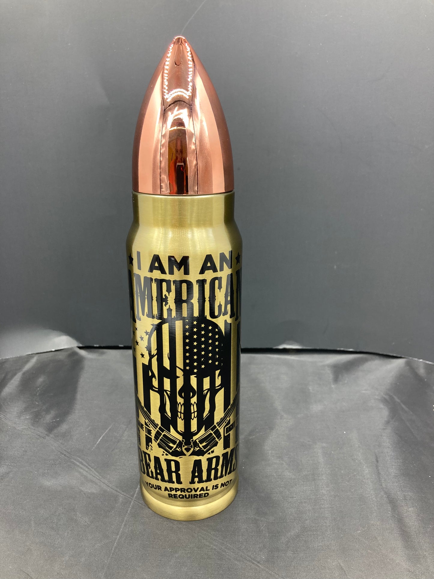 I am An American Bullet Vacuum Bottle (16oz)