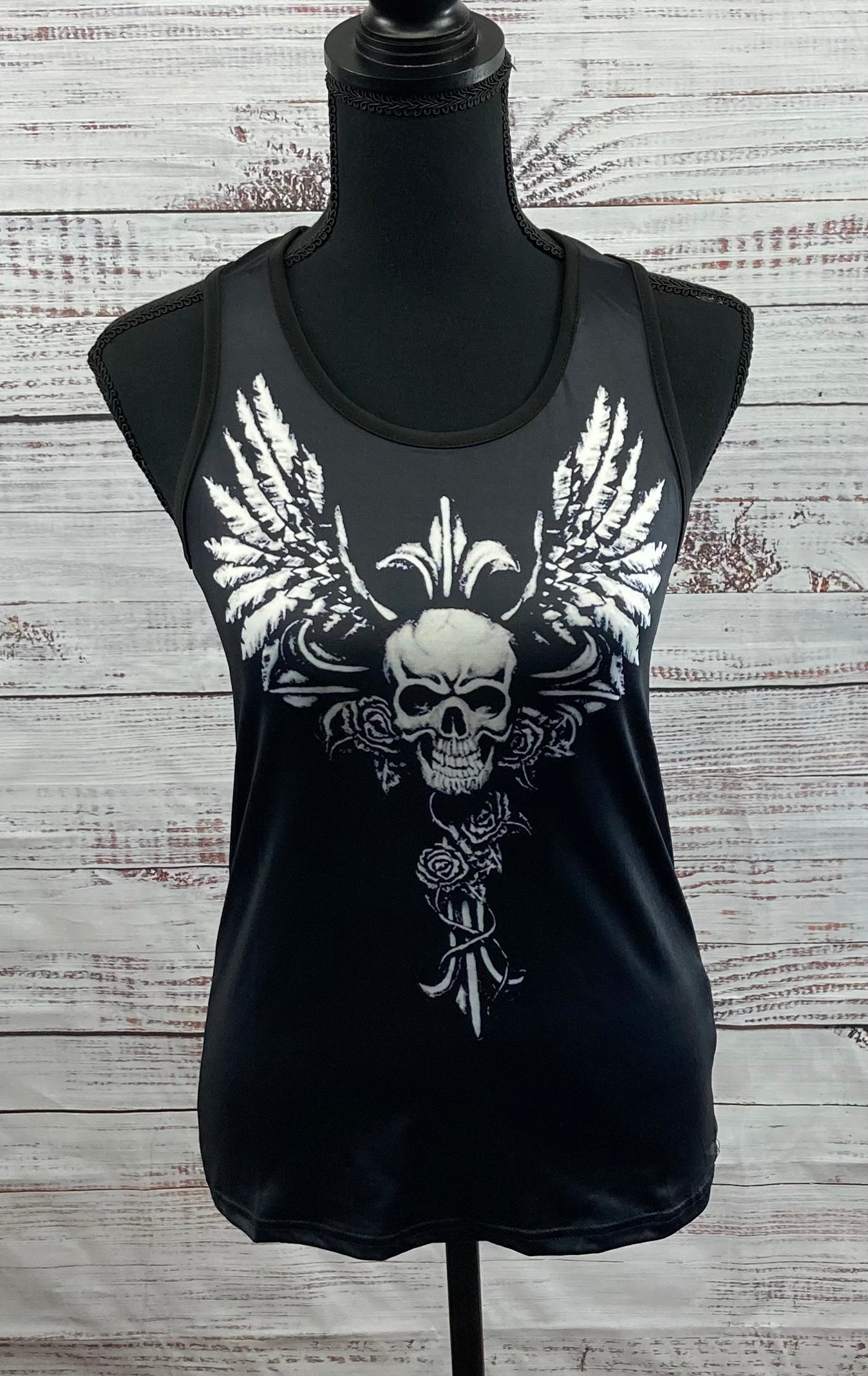 Skull and Wings Tank Top