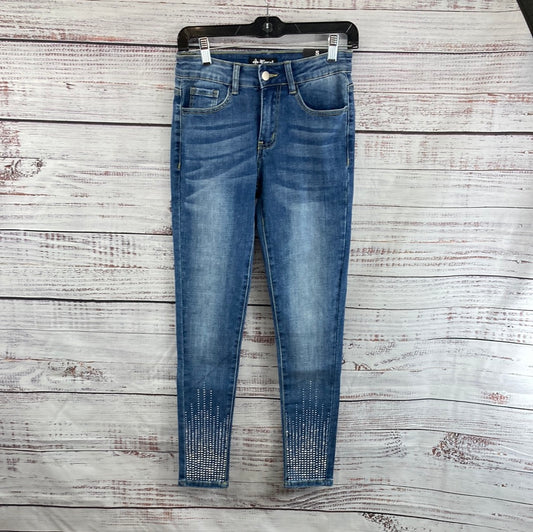 Vocal Rhinestone Ankle Jeans
