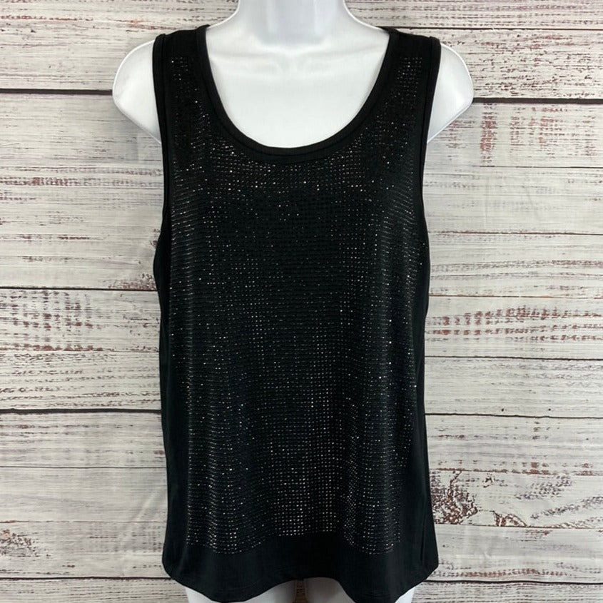 Vocal Tank Top With Rhinestones